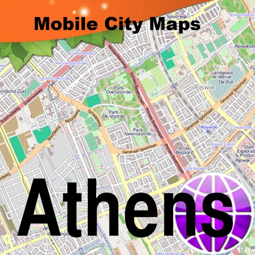 Map of Athens icon
