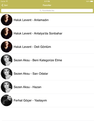 AkorAra for iPad - Güncel & Eski Gitar Akor,Tab,Sözleri screenshot 3
