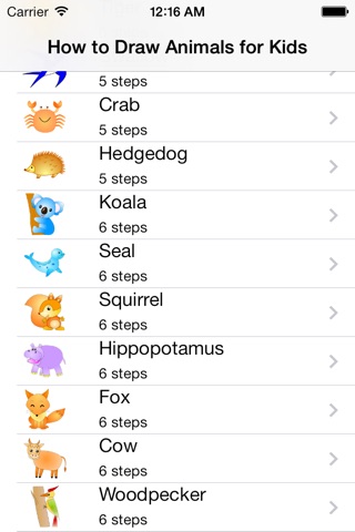 How to Draw Animals for Kids screenshot 2