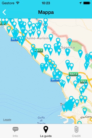 Percorsi in Provincia di Trieste (Italia) screenshot 4