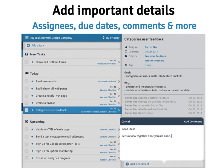 GTD for Asana - Do less. Get more done. screenshot-3