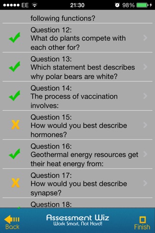 GCSE Biology by Assessment Wiz screenshot 3