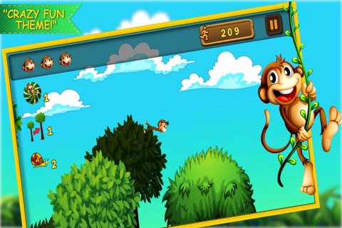 Super Monkey Swing - Jungle Adventure Physics FREE Edition screenshot 4