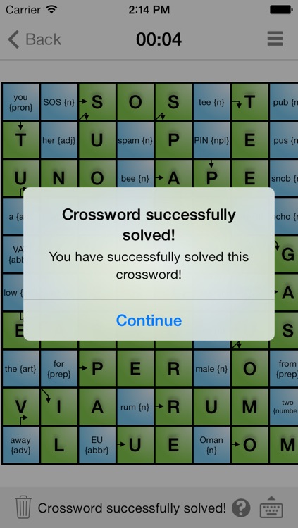 Learn Italian with Crossword Puzzles screenshot-4