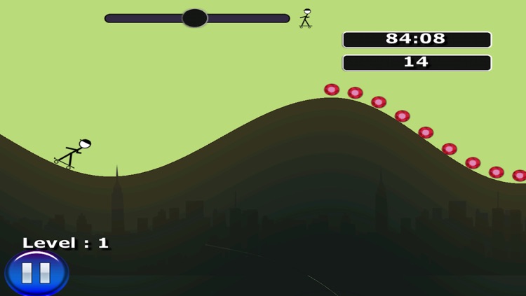 Stickman Skateboard Hill Ride screenshot-4