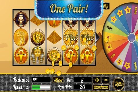 Amazing Pharaoh's Slot Machines - Best Casino Slots By Way of Vacation Journey Free screenshot 3