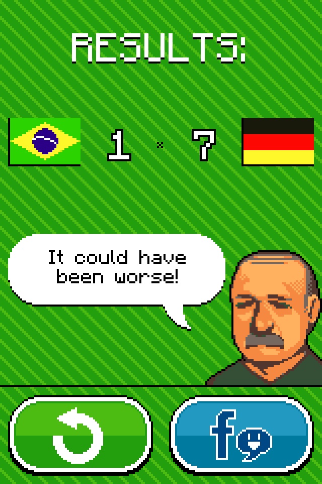 Brazil vs Germany - The 7-1 Soccer Game screenshot 2
