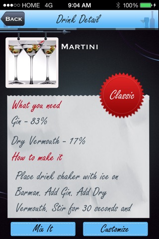 The Barman - A Drink-Mixing Platform for Your Smartphone screenshot 2
