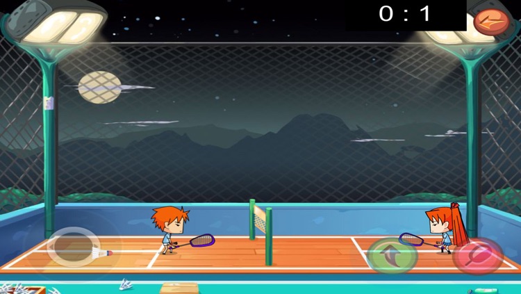 Cute of badminton