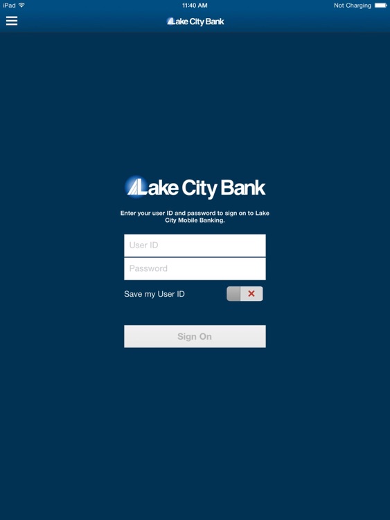 Lake City Bank Mobile for iPad