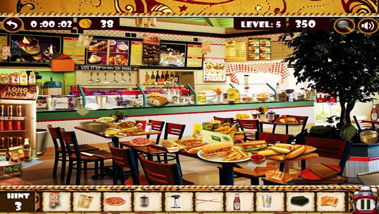 Hidden Object Family Fast Food