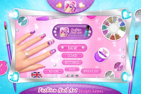 Fashion Nail Art Designs Game: Pink Nails Manicure Salon and Beauty Studio for Girls screenshot 2