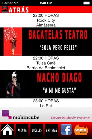 Circuito Café Teatro Vlc screenshot 3