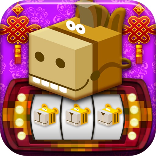 A Block-Heads Slot Machine - The Chinese Cubes Zodiac Casino iOS App
