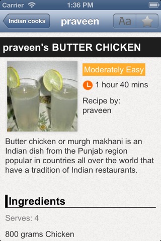 cooking India - Recipes and cooking ideas for Indian cooks screenshot 2