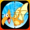 Flying Angry Dino Hunter - Awesome Prehistoric Aerial Shooting Game
