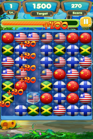 Flag Match Link Puzzle 3D screenshot 2