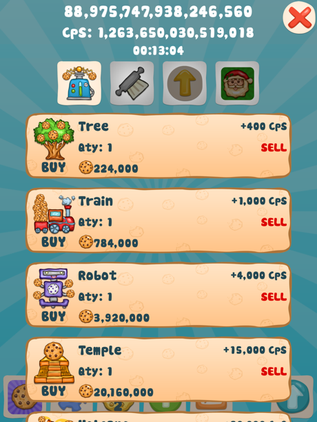 Cheats for Cookie Clicker Rush
