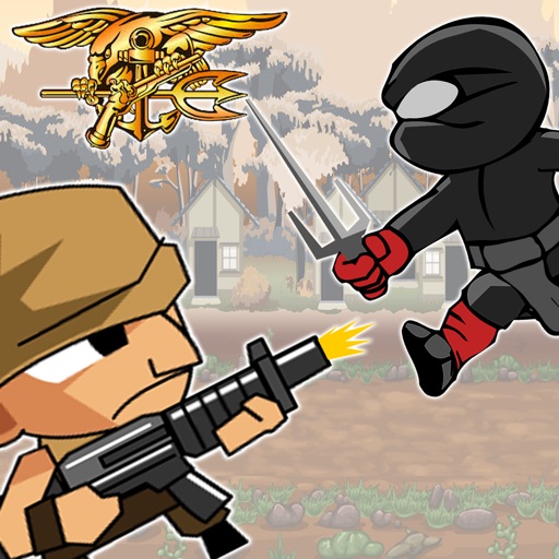 Navy SEALs vs Ninja Kiwi Throwers - A mini tactical assault shooter game iOS App