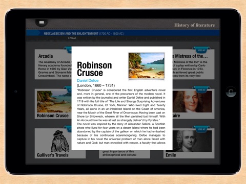 Timeline History of Literature - Poetry, prose and drama screenshot 3