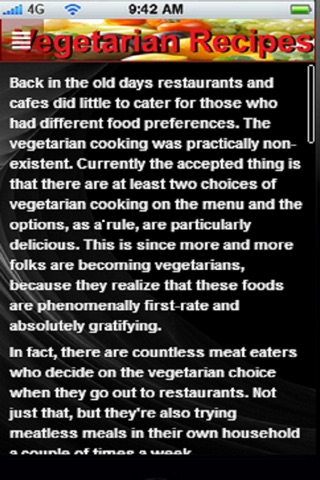Vegetarian Recipes Easy Dinner Healthy+ screenshot 4