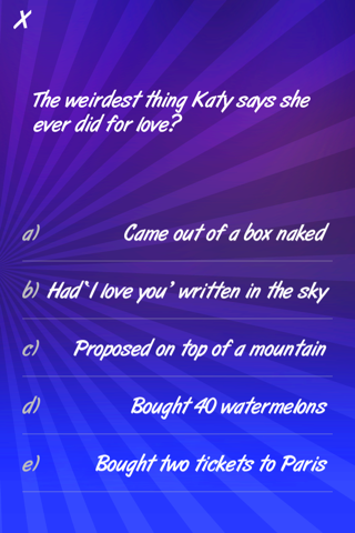 Fan Trivia - Katy Perry Edition - your fun & free celeb quiz for you, your friends and family screenshot 4