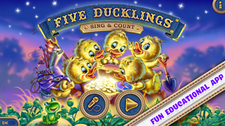 How to cancel & delete Five Ducklings! Educational song with fun animations and a karaoke feature! from iphone & ipad 1