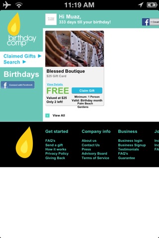 Birthday Comp screenshot 3