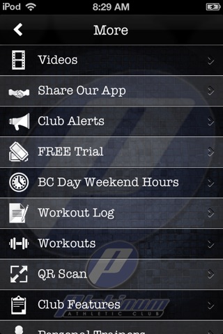 Platinum Athletic Club screenshot 2