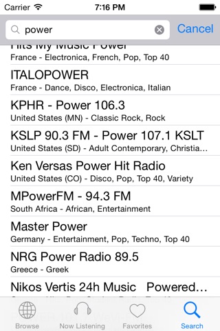 radioTuner screenshot 4