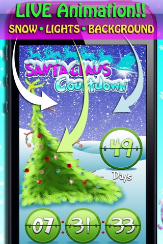 Santa Claus Countdown! - Holiday & Christmas Season screenshot 2