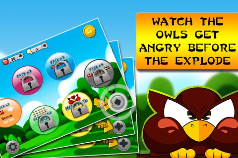 Angry Owls - Are even more Cranky than Grumpy Cat! Free Game full of Popping Crazy Fun Fest screenshot 3