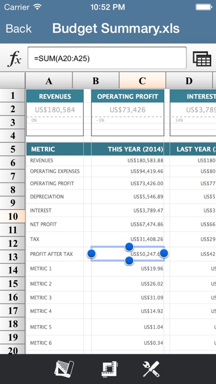 SpreadsheetX - MS Office Excel Edition screenshot-4