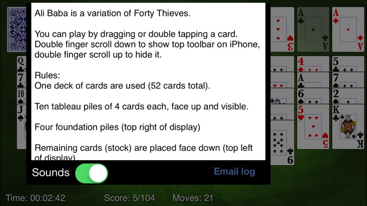 Solitaire - Ali Baba screenshot-3