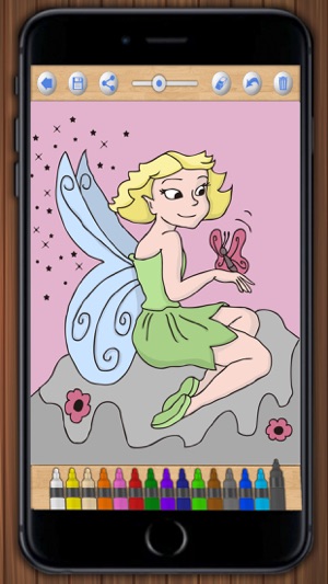 Paint fairies – coloring book of princesses and fairy tales(圖4)-速報App