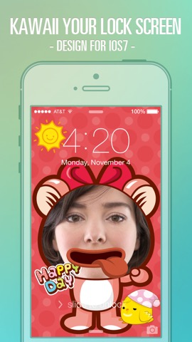 Pimp Lock Screen Wallpapers Pro - Cute Cartoon Special for iOS 7のおすすめ画像3