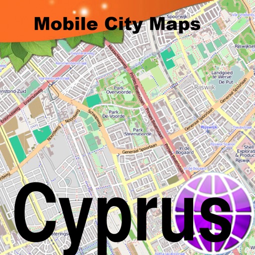 Cyprus Street Map.