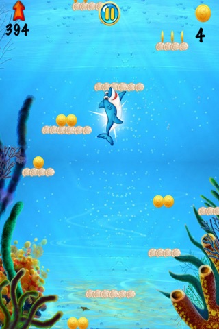Jumping Dolphin World - Platform Hop Collecting Game Free screenshot 2