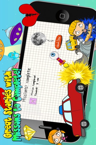 Flying Little Heroes - Free Super Funny Kids Story Shooting Game screenshot 4