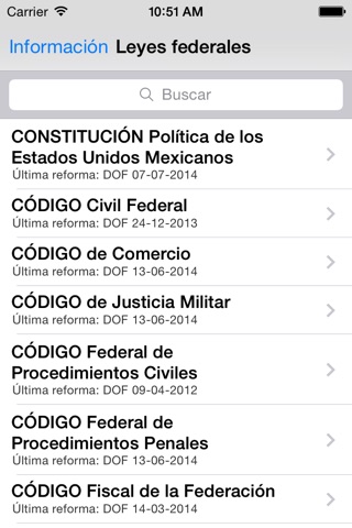 Leyes Federales screenshot 2