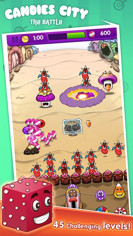 Candies City: The Battle. Join the Candy Supers troop !