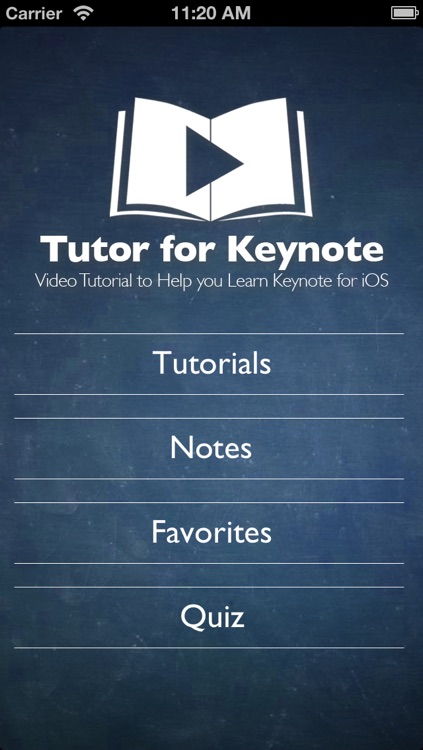 Tutor for Keynote for iOS - Video Tutorial to Help your Learn Keynote