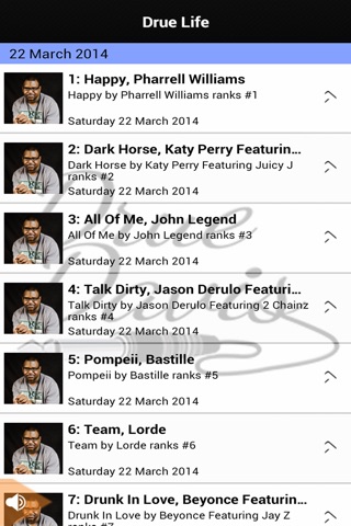 Drue Davis Music Fan App screenshot 2