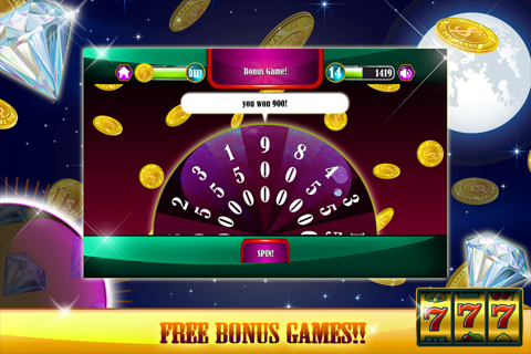 777 Bison Cash Casino - Diamond Sin Tycoon Slot Machine screenshot 4