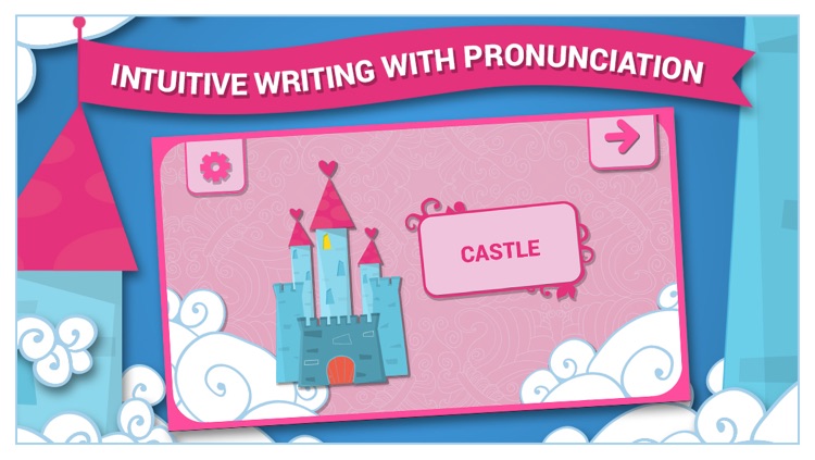 Princess ABC: Learn to Write - Free Kids Alphabet App for Preschool Girls - Letter Tracing Interactive Educational Game based on Montessori Logical Match Quiz for Kindergarten Children screenshot-3