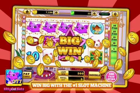 Kitty Cat Slots™ – FREE Premium Casino Slot Machine Game screenshot 3