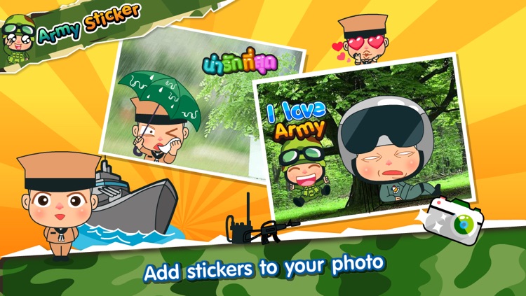 Army Sticker Free screenshot-3