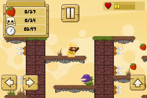 Angry Caveman: Dinosaur Hunter screenshot 4