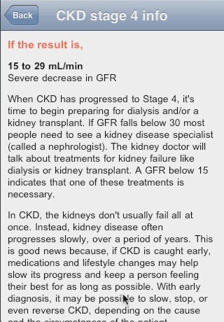 DaVita GFR Calculator