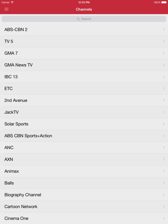 Philippine Telebisyon for iPad